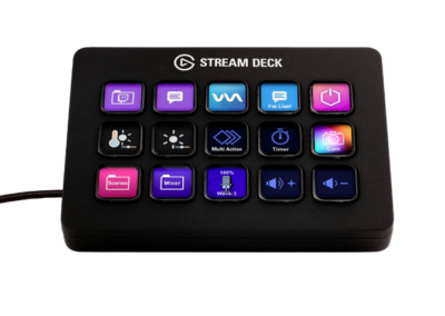 Elgato Stream Deck  programmierbares USB-LCD-Tastenfeld (15 Tasten)