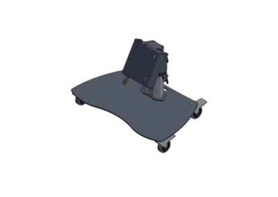 Audipack 390921 Schrägsteller 900 – rollbar  für Displays bis 55"